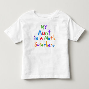 Min T-tröja och gåvor för mosterMathSuperhero T Shirt