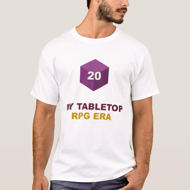 Min Tabletop Rpg-era T Shirt (Framsida)