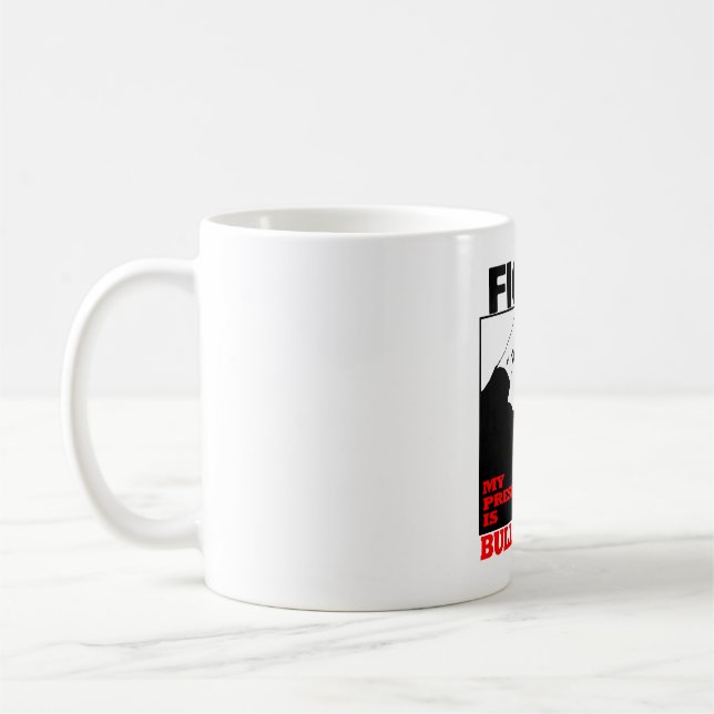 Min talman är skottsäker. kaffemugg (Vänster)