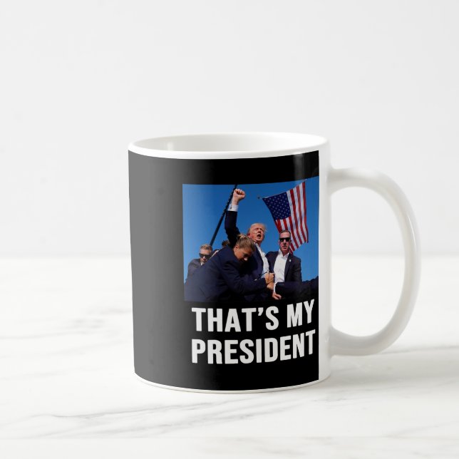 Min talman Trump 2024 Kaffemugg (Höger)