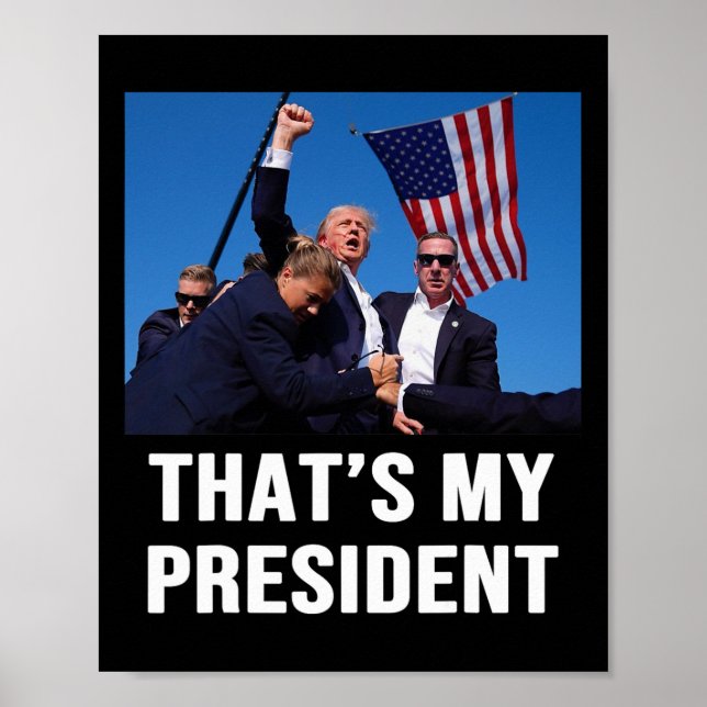 Min talman Trump 2024 Poster (Framsidan)