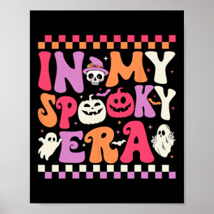 Min taloky Era Halloween Ghost Groovy Hippie Hallo Poster