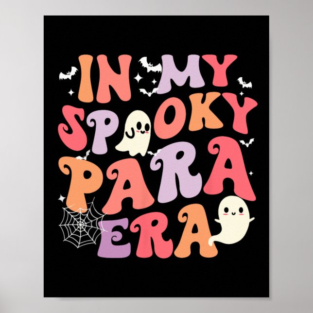 Min taloky Para Era Halloween Retro Groovy Ghost P Poster (Framsidan)