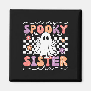 Min taloky Sister Era Retro Ghost Halloween-taloky Magnet