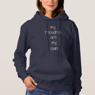 Min Tanke Dam Grundläggande Hoodie T Shirt