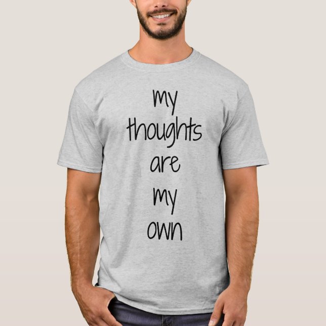 Min Tanke Herr T-Shirt Basic (Framsida)