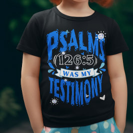 Min Tår till Kristi Glädje Andlig för Tjejer T Shirt