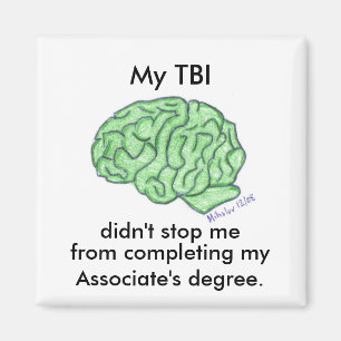 "Min TBI hindrade mig inte.." Associats examen. Magnet
