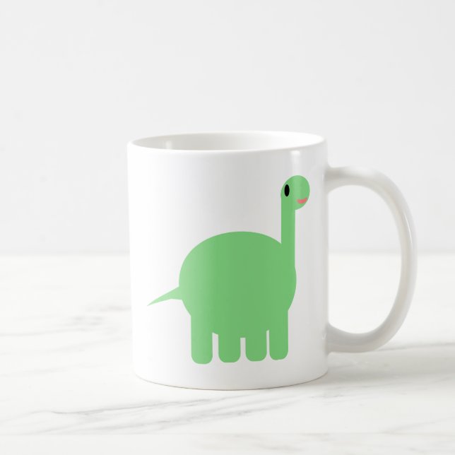 min tecknad dinosauer kaffemugg (Höger)