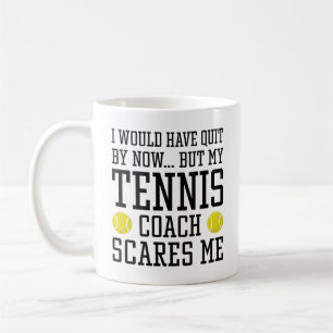 Min tennis Coach Skrämmer mig Kaffemugg
