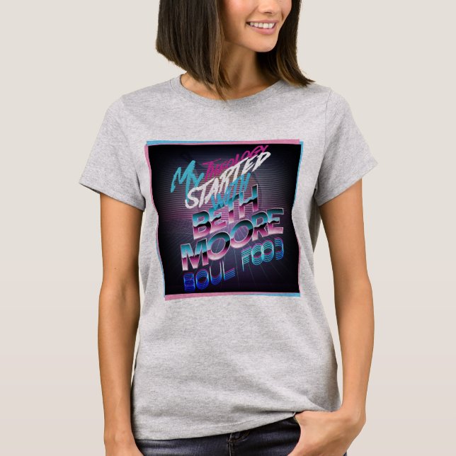 MIN TEOLOGI BÖRJADE MED BÄTTRE - T-SHIRT (Framsida)