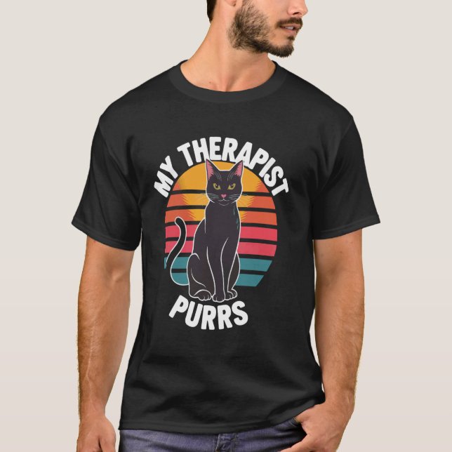 Min terapeut spinnar t shirt (Framsida)