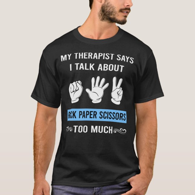 Min Terapeut Sten Sax Påse T Shirt (Framsida)