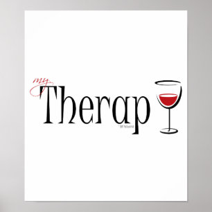Min terapi (för vin) poster