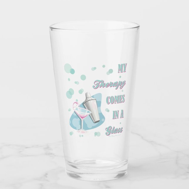 MIN TERAPI KOMMER I ETT GLAS! GLASKOPP (Framsida)