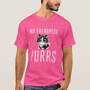 Min terapibehandlare utövar den ynkliga katten öve t shirt
