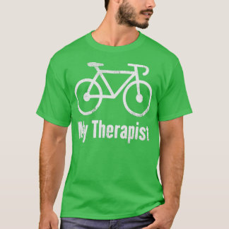 Min terapist Bicycle Funny Bike Riding T Shirt