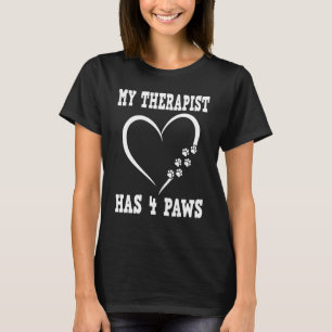 Min terapist har 4 tass hundägare 2 t shirt