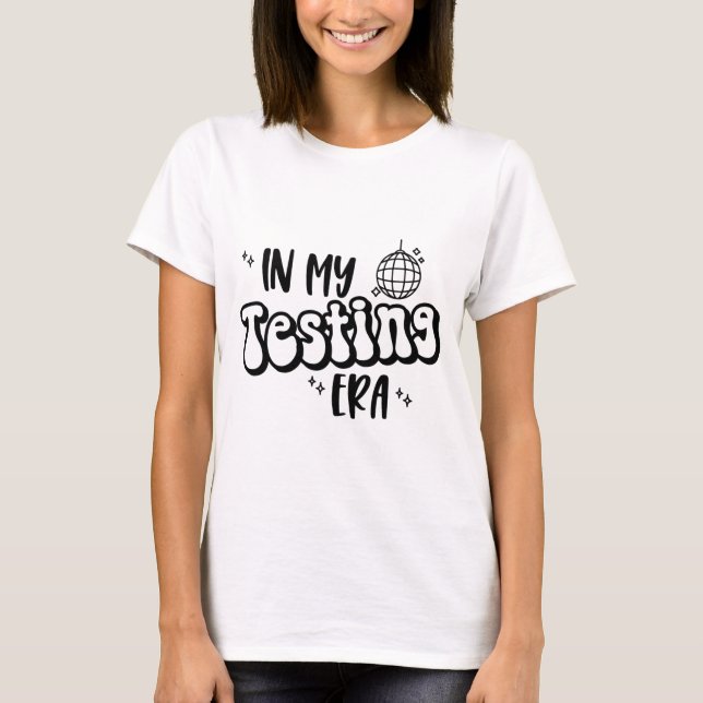 Min testtid Lärare Tes. T Shirt (Framsida)
