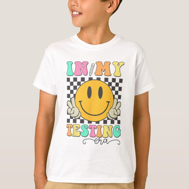 Min testtid Sten vid testningsdagen, sjömil/hatt T Shirt (Framsida)