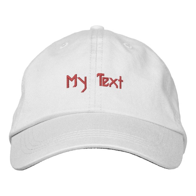 Min text attraktiva charmiga mössa broderad keps (Framsida)