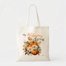 Min Thanksgiving Bag Tygkasse