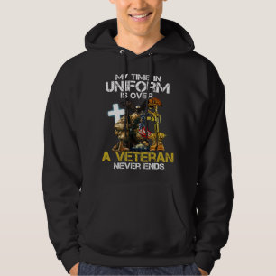 Min tid är över, men att vara en veteran Nev Hoodie