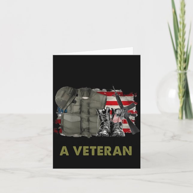 Min tid är över, men att vara en veteran Nev Kort (Framsida)