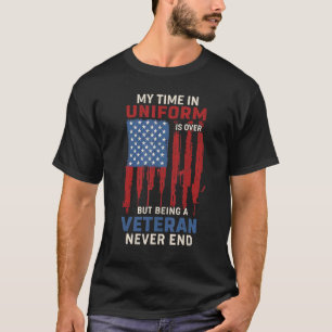 Min tid är över, men att vara en veteran Nev T Shirt