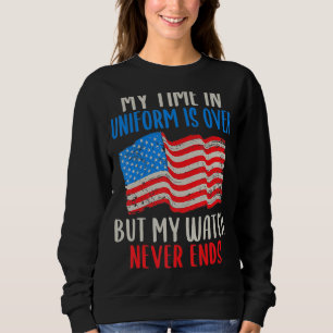 Min tid är över, men min vakt slutar aldrig t shirt