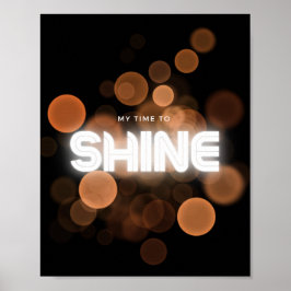 Min tid att skina poster