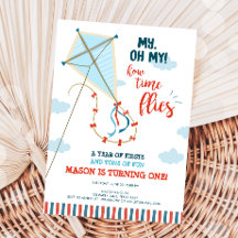 Min tid flulies Kite Summer Boy First Birthday