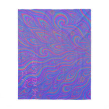 Min tid, min avslappning - Psychedelic Throw Blank