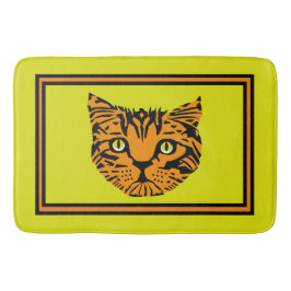 Min tiger Baby Ansikte Badrumsmatta