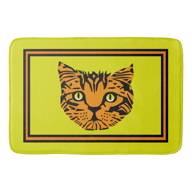 Min tiger Baby Ansikte Badrumsmatta (Framsidan)