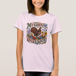 Min tjäder älskar landsbygd t-shirt