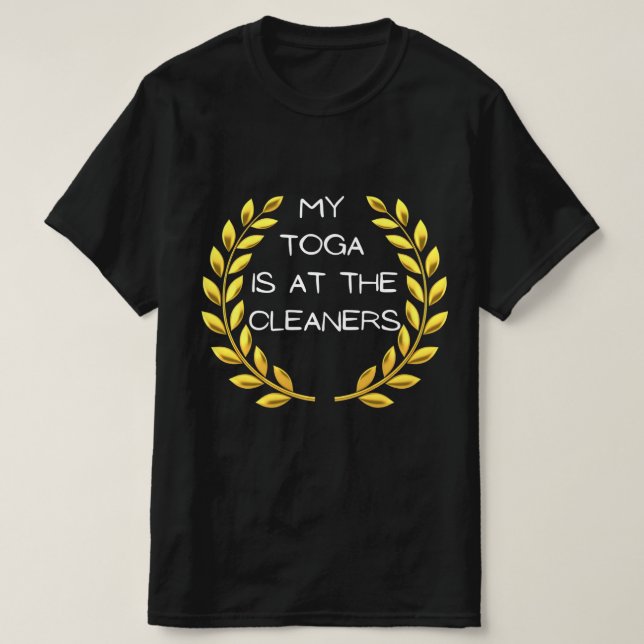 Min toga finns på städarna - Klo & Tassar T Shirt (Design framsida)