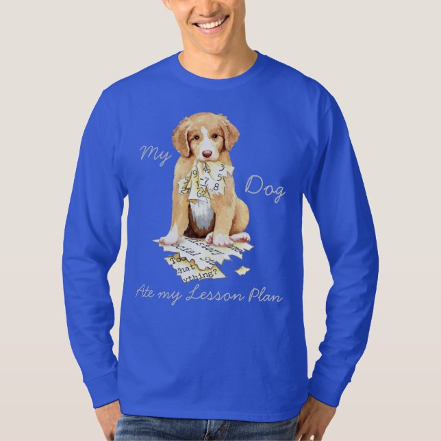 Min Toller Ate Lesson Plan T-Shirt (Framsida)