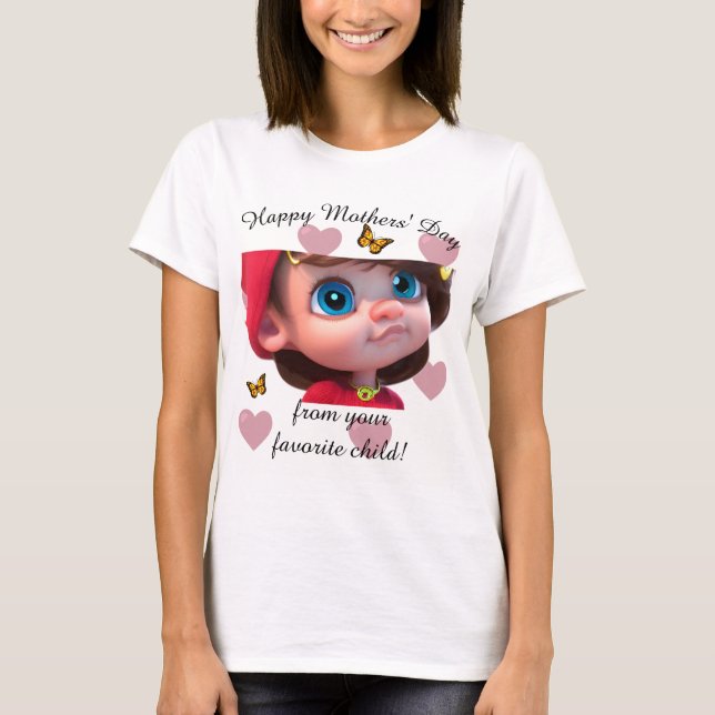 Min Toppen Mamma T Shirt (Framsida)