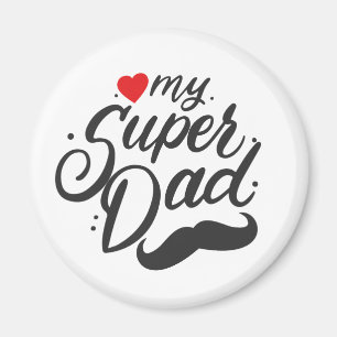 Min Toppen, Pappa, Lycklig Fars dag, pappa Photo Magnet