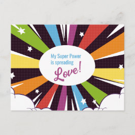 Min Toppen Power sprider sig kärlek. Vykort