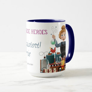 Min Toppen Science Coffee Mugg - jag är ihärdig