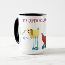 Min Toppen Science Coffee Mugg - Minioner!