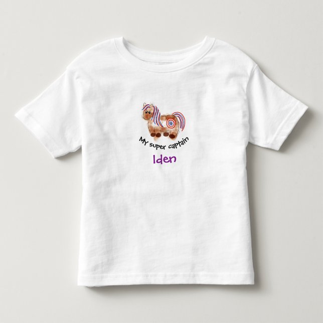 Min toppna kaptenponny t shirt (Framsida)
