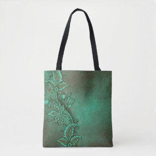 Min Tote All-Over-Print Tote Bag, Medium Tygkasse