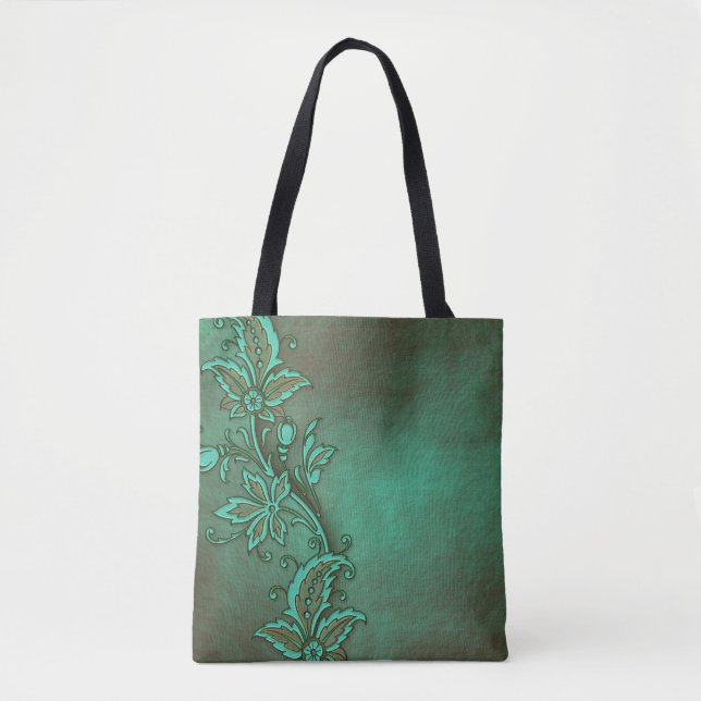 Min Tote All-Over-Print Tote Bag, Medium Tygkasse (Framsida)