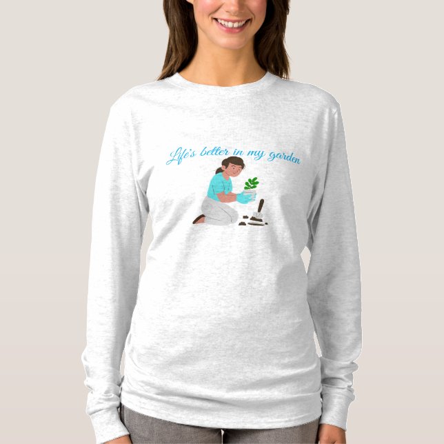 Min trädgård t shirt (Framsida)