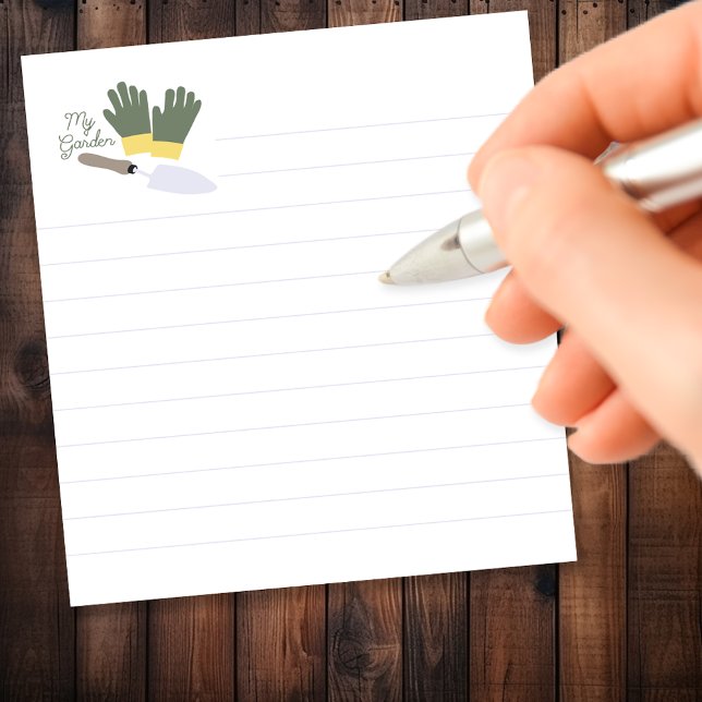 Min trädgårdsfodrad anteckningsblock (Skapare uppladdad)