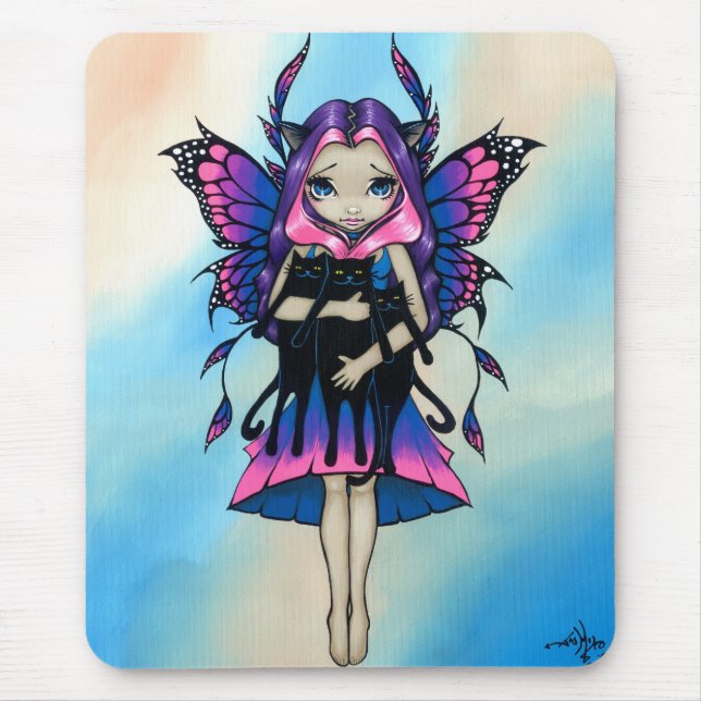 "Min tre kattungar" Mousepad Musmatta (Framsidan)