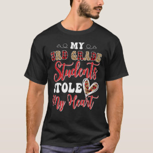 Min tredje Klass Studenter stjäl mitt hjärta Lyckl T Shirt